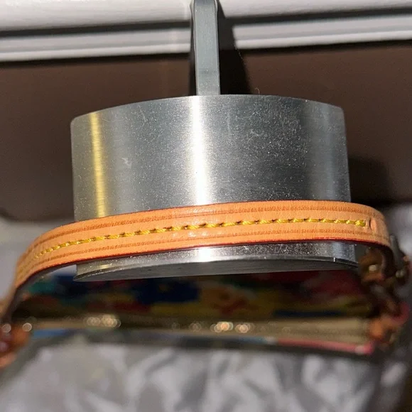 Dooney & Bourke Floral Leather Handbag - Picture 2 of 6